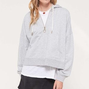 Urban Outfitters Wilder Half-Zip Hoodie Sweatshirt